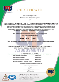 ISO 14001:2015 Certificate